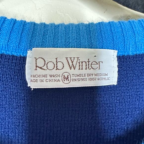 Ugly Christmas Sweater Blue Festive Dinosaur Design - Picture 2 of 5